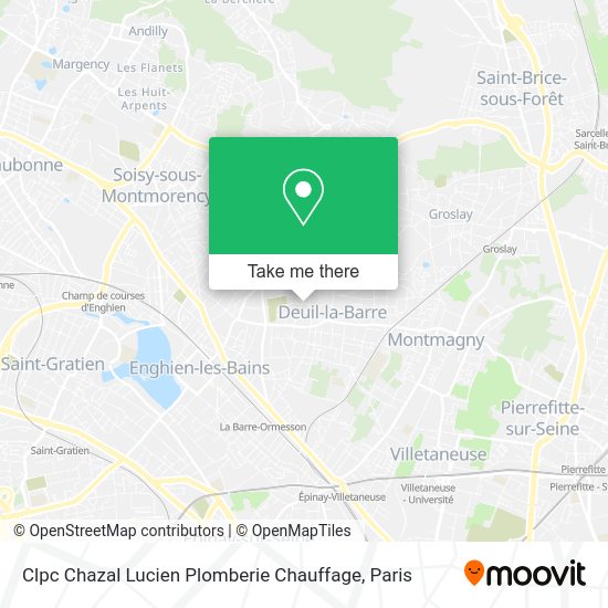 Clpc Chazal Lucien Plomberie Chauffage map