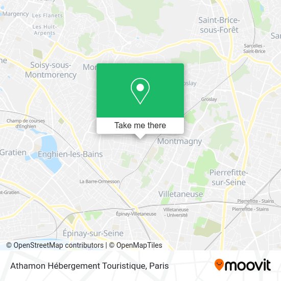 Athamon Hébergement Touristique map