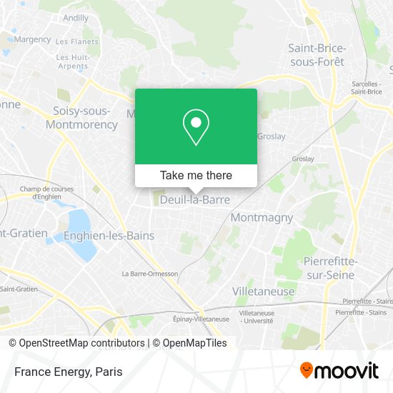 France Energy map