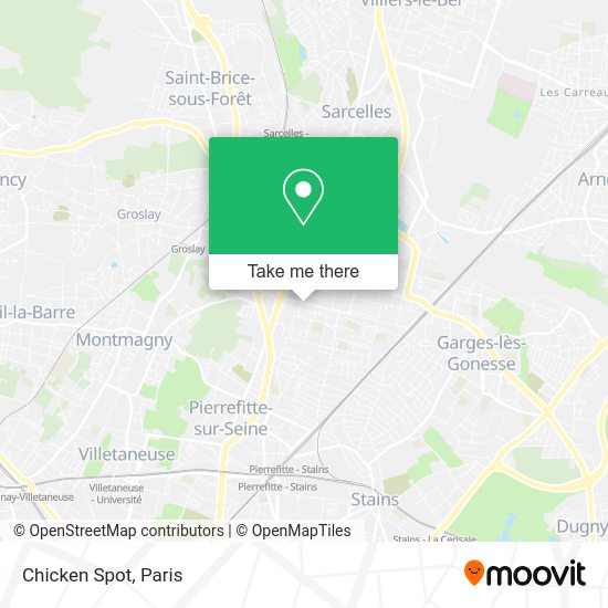 Chicken Spot map