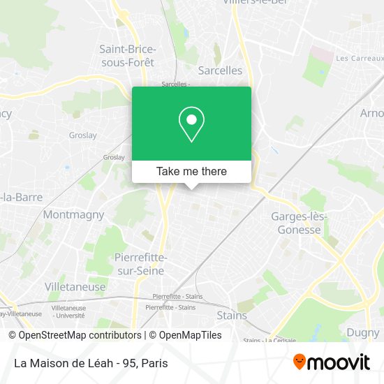 La Maison de Léah - 95 map