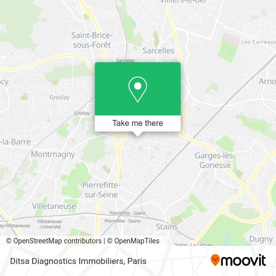 Ditsa Diagnostics Immobiliers map