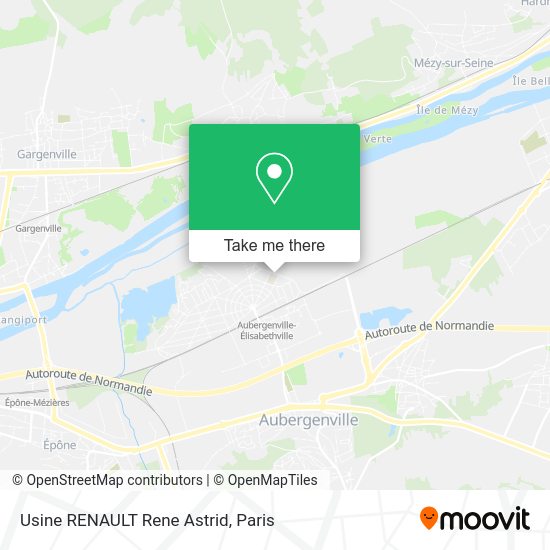 Usine RENAULT Rene Astrid map