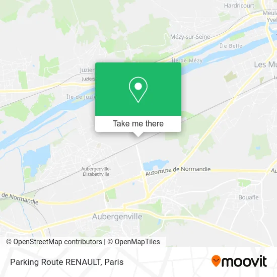 Parking Route RENAULT map