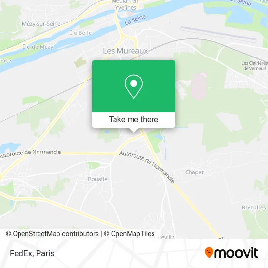 FedEx map