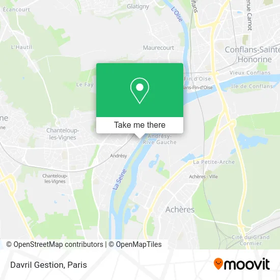Davril Gestion map