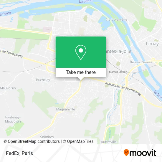 FedEx map