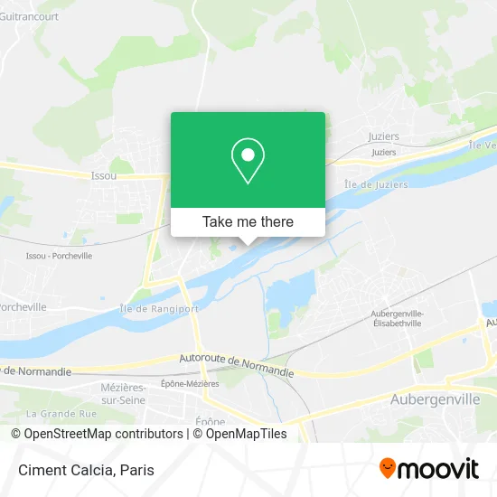 Ciment Calcia map