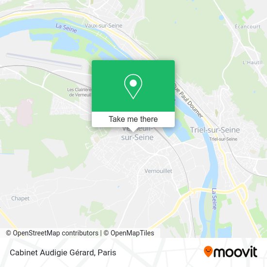 Cabinet Audigie Gérard map
