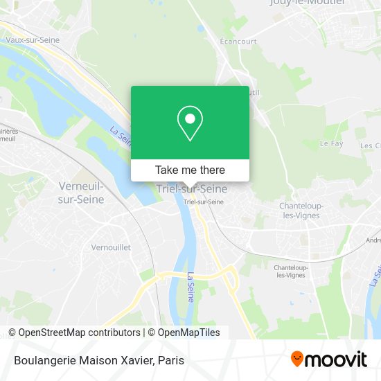 Boulangerie Maison Xavier map