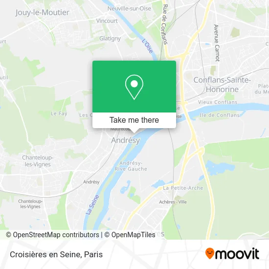 Croisières en Seine map
