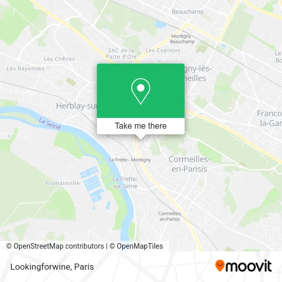 Lookingforwine map