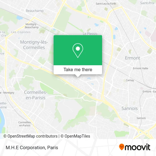 M.H.E Corporation map
