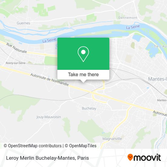 Leroy Merlin Buchelay-Mantes map