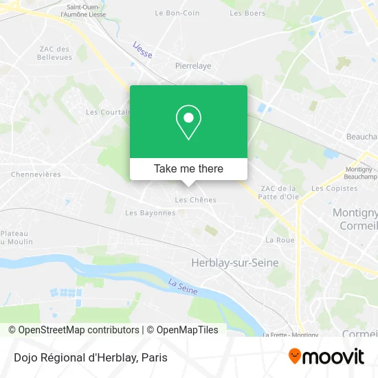 Dojo Régional d'Herblay map