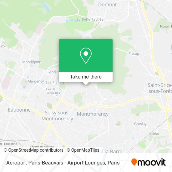 Aéroport Paris-Beauvais - Airport Lounges map