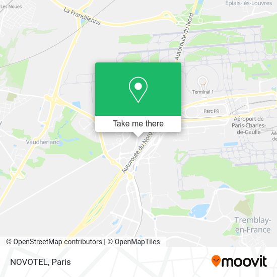 NOVOTEL map