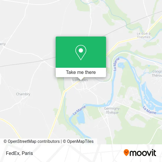 FedEx map