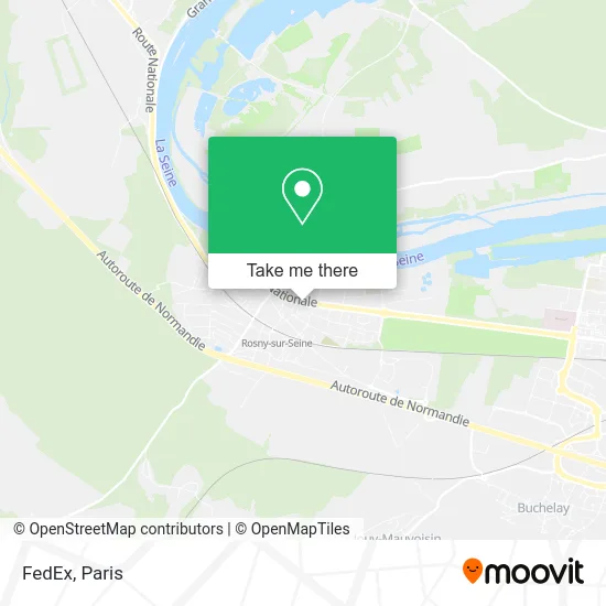FedEx map