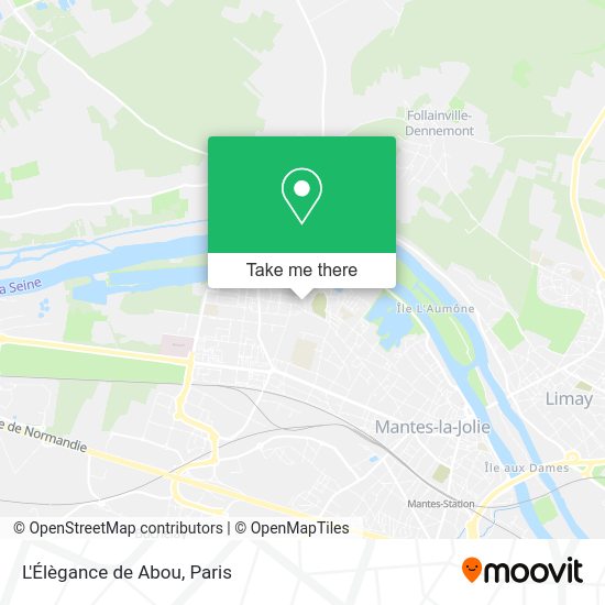 L'Élègance de Abou map