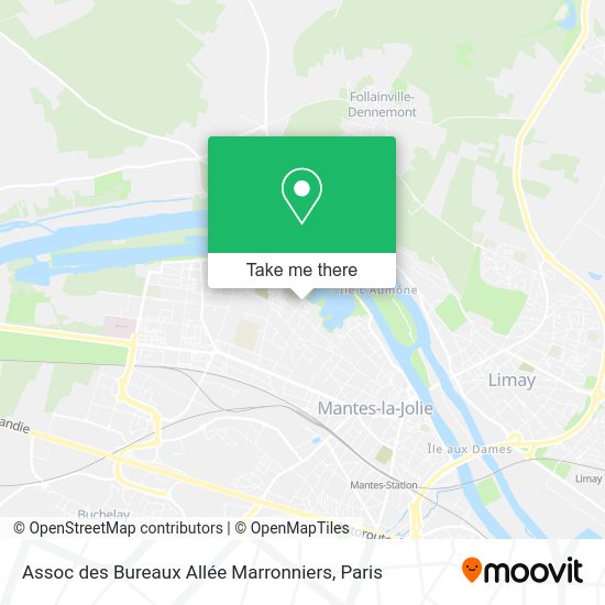 Assoc des Bureaux Allée Marronniers map