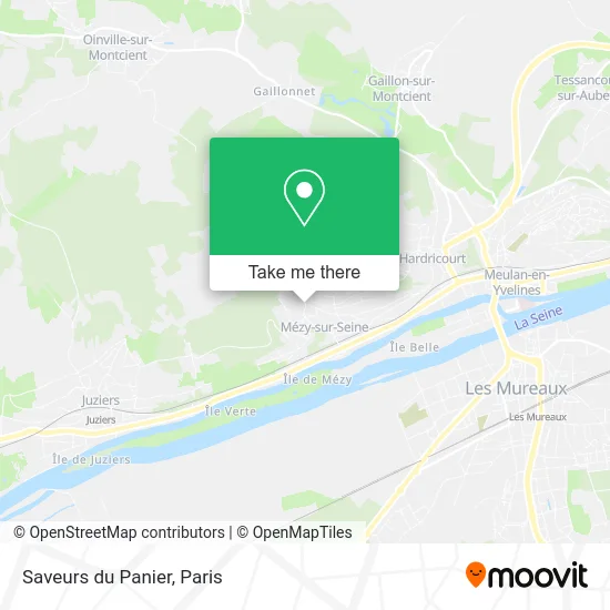 Saveurs du Panier map