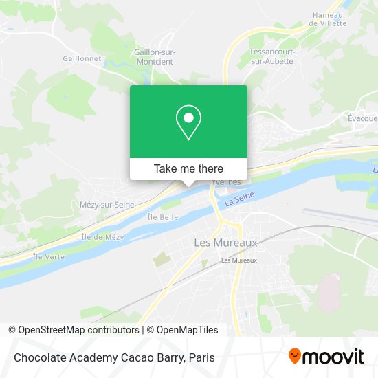 Chocolate Academy Cacao Barry map