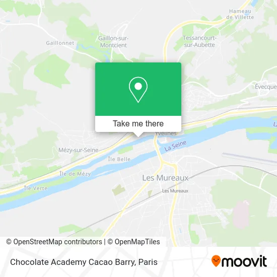 Chocolate Academy Cacao Barry map