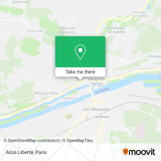 Alizé Liberté map