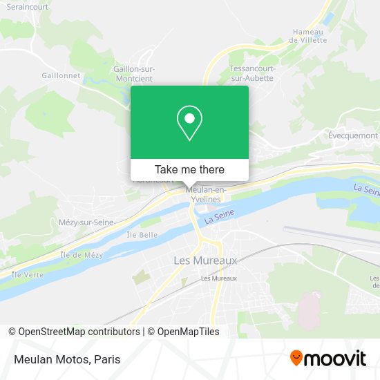 Meulan Motos map