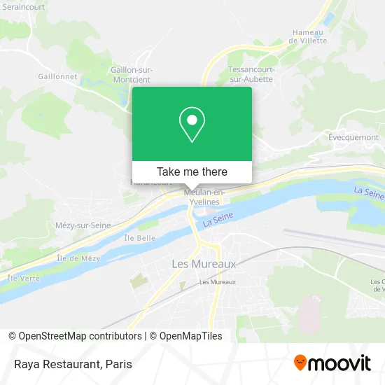 Raya Restaurant map