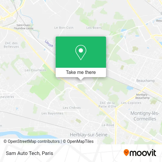 Sam Auto Tech map