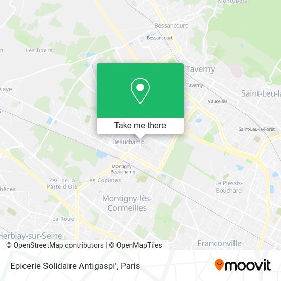 Epicerie Solidaire Antigaspi' map