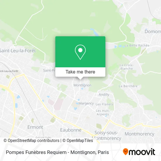 Pompes Funèbres Requiem - Montlignon map