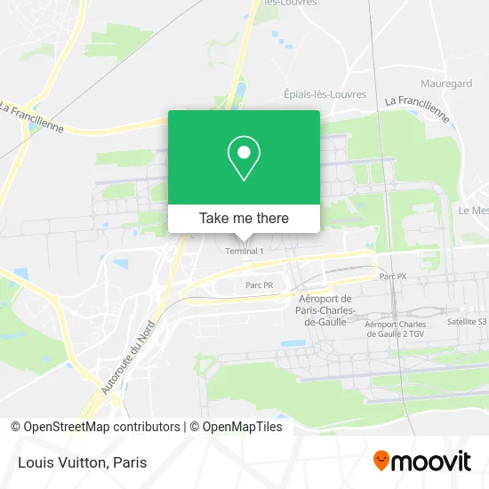 Louis Vuitton map