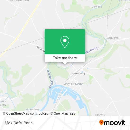 Moz Café map
