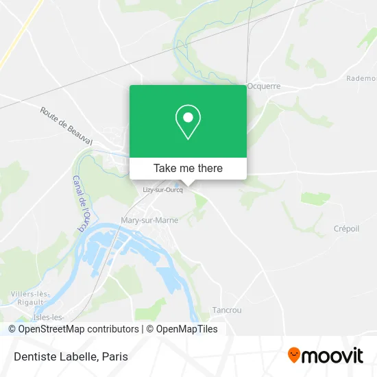 Dentiste Labelle map
