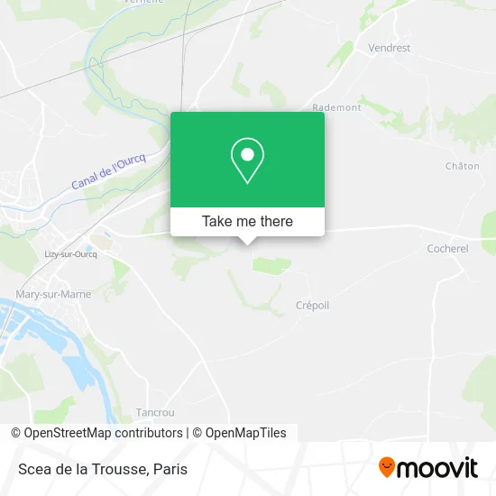 Scea de la Trousse map