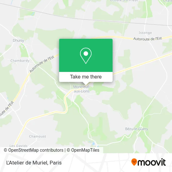 L'Atelier de Muriel map