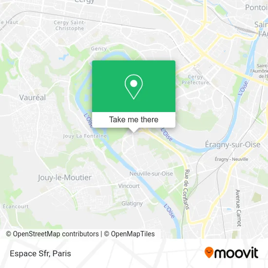 Espace Sfr map