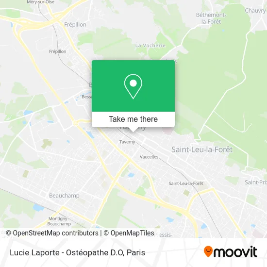 Lucie Laporte - Ostéopathe D.O map
