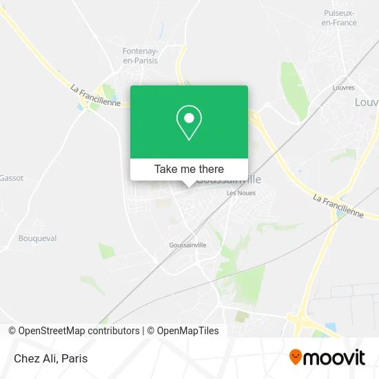 Mapa Chez Ali