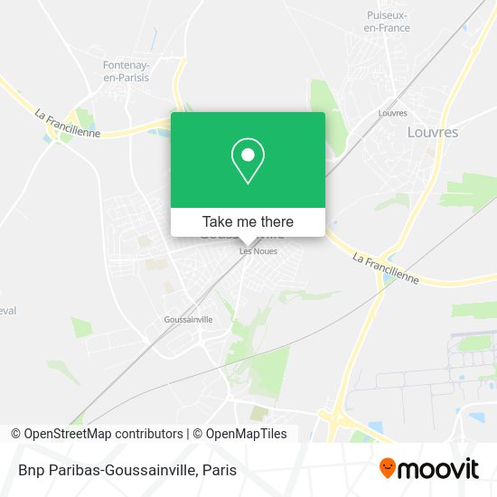 Bnp Paribas-Goussainville map