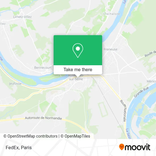 FedEx map