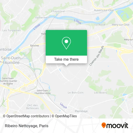 Ribeiro Nettoyage map