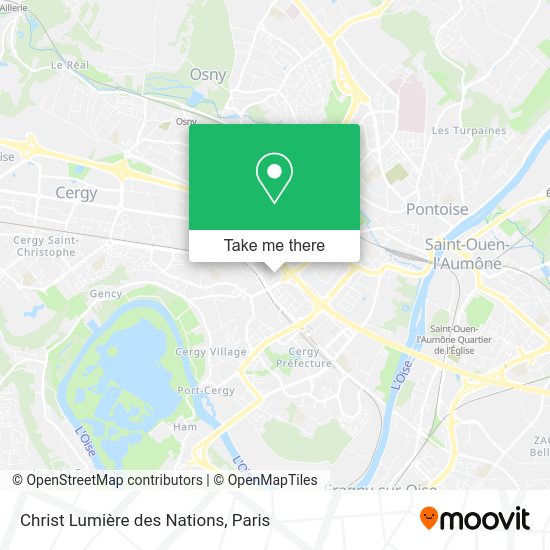 Christ Lumière des Nations map