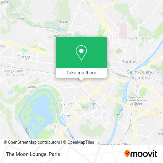 The Moon Lounge map