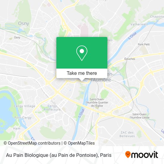 Au Pain Biologique (au Pain de Pontoise) map