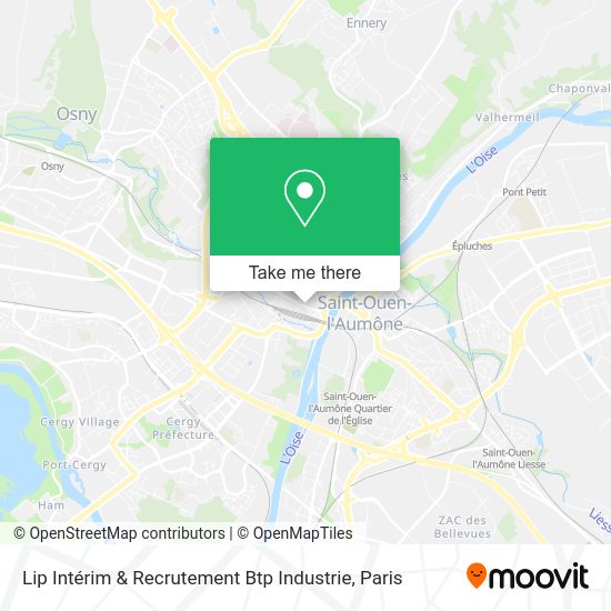 Lip Intérim & Recrutement Btp Industrie map