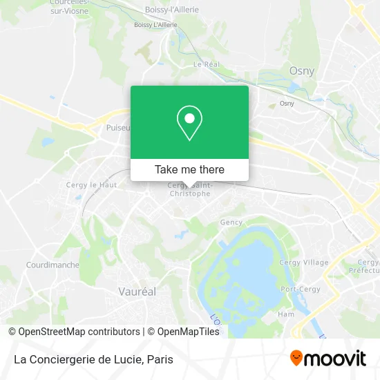 La Conciergerie de Lucie map